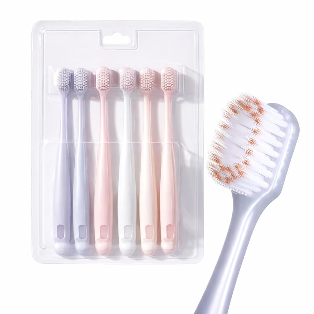 Ultra Soft Bristle Toothbrush Set 6 PCS Manual Toothbrush — product image 1