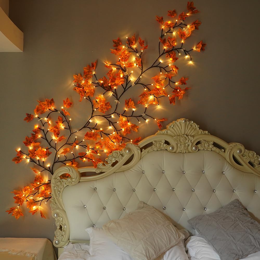 Maple Leaf LED Branch Wall Light — product image 1