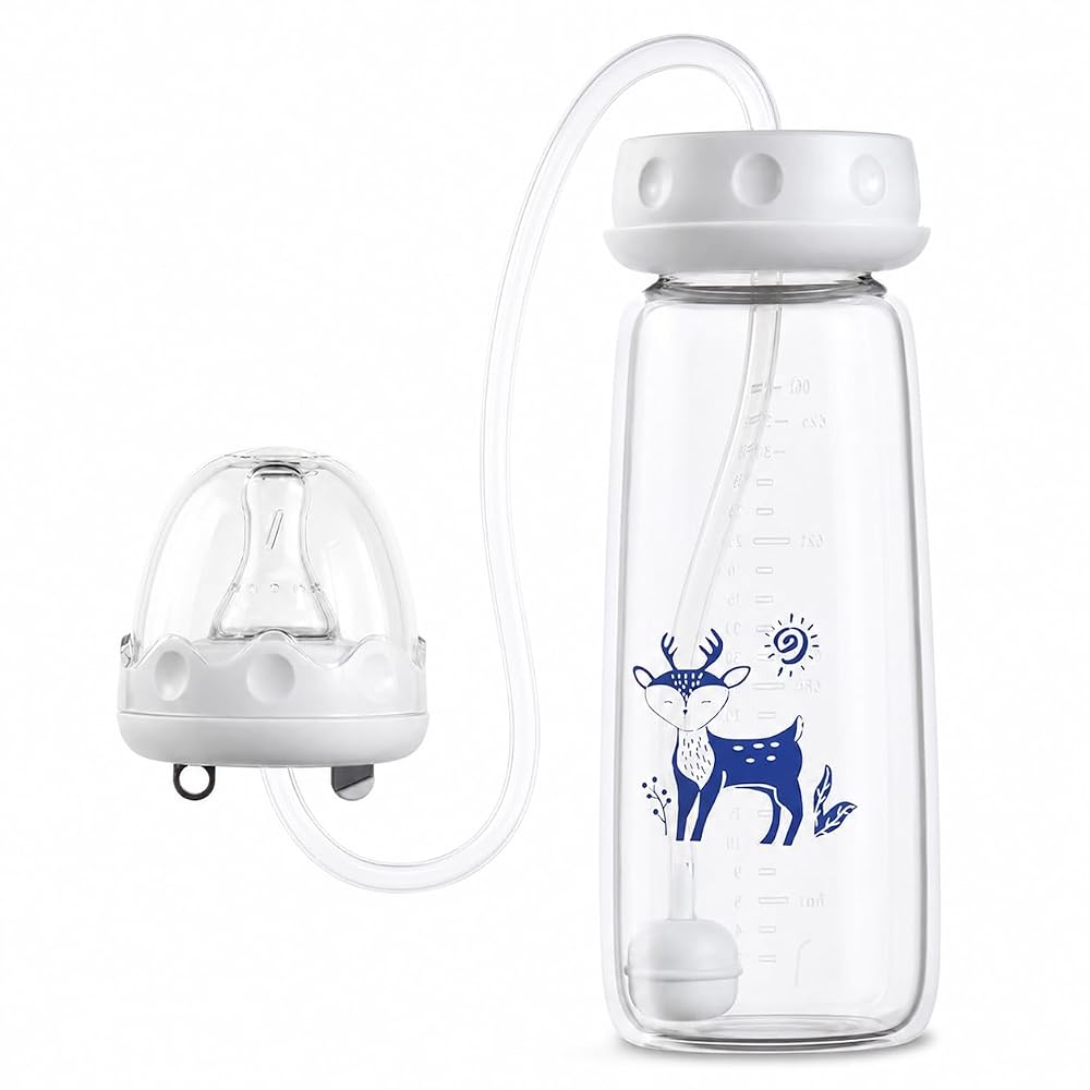 Baby Feeding Bottle with Weighted Straw — product image 1